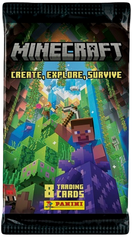 Panini Minecraft - Series 3: Create, Explore, Survive Trading Cards - Booster Pack