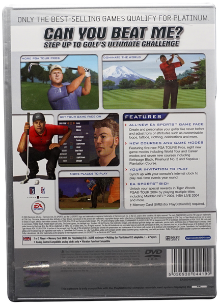 Tiger Woods PGA Tour 2004 (Platinum) (PS2)