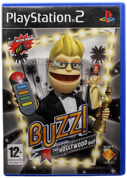 Buzz! : The Hollywood Quiz (Engelsk) (PS2)