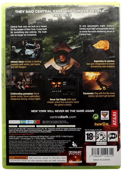 Alone in the Dark (Uden Manual) (Xbox 360)