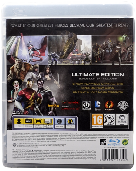 Injustice : Gods Among Us – Ultimate Edition (PS3)