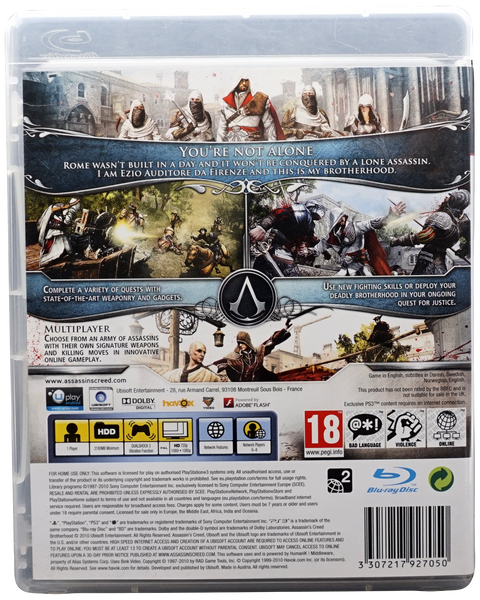 Assassin’s Creed: Brotherhood (PS3)
