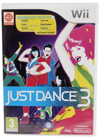 Just Dance 3 (Uden Manual) (Wii)