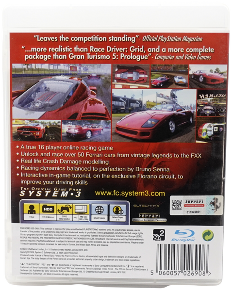 Ferrari Challenge : Trofeo Pirelli (Uden Manual) (PS3)