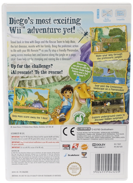 Go, Diego, Go! : Great Dinosaur Rescue (Wii)