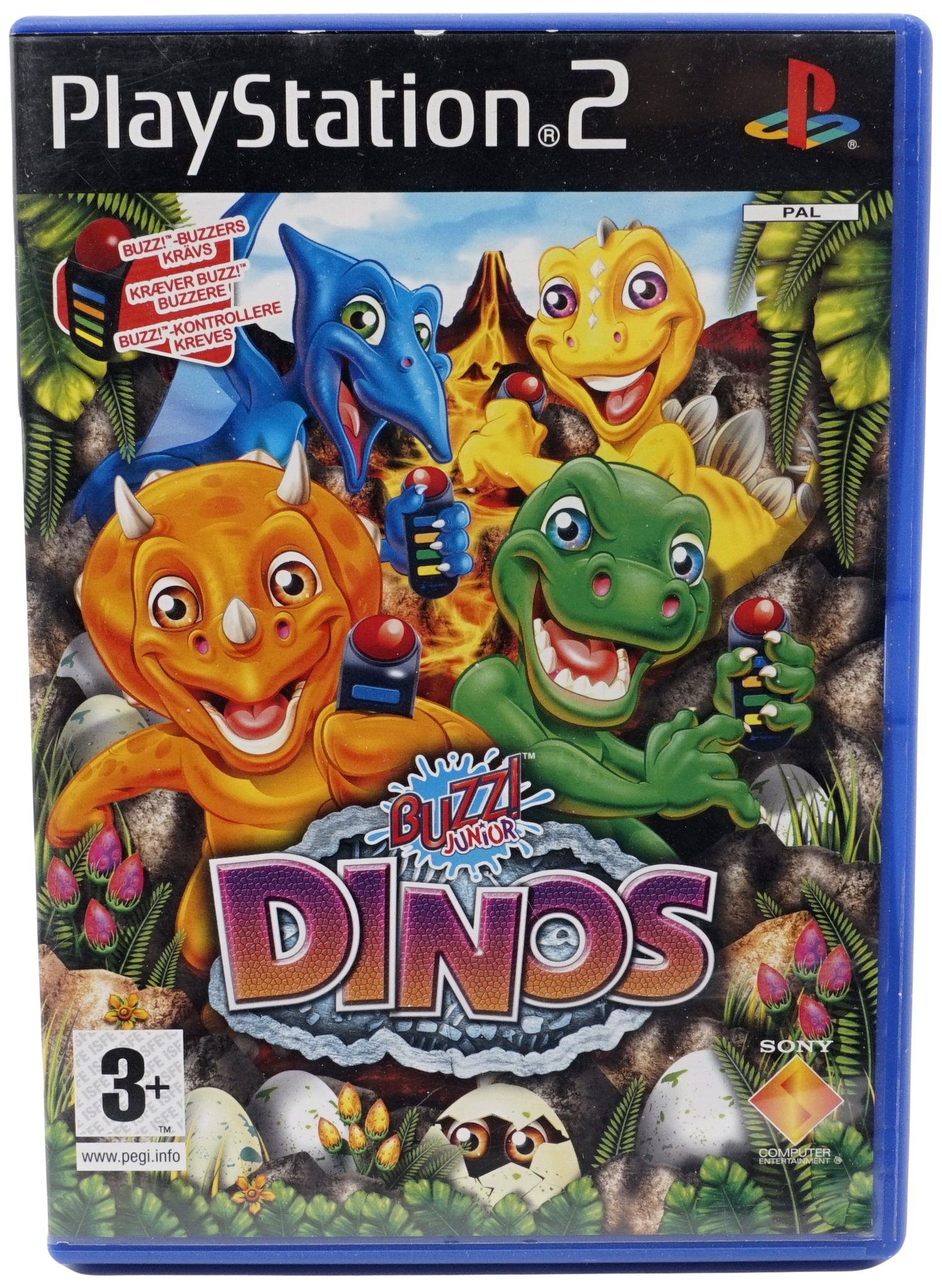 Buzz! Junior : Dinos (Dansk) (PS2)