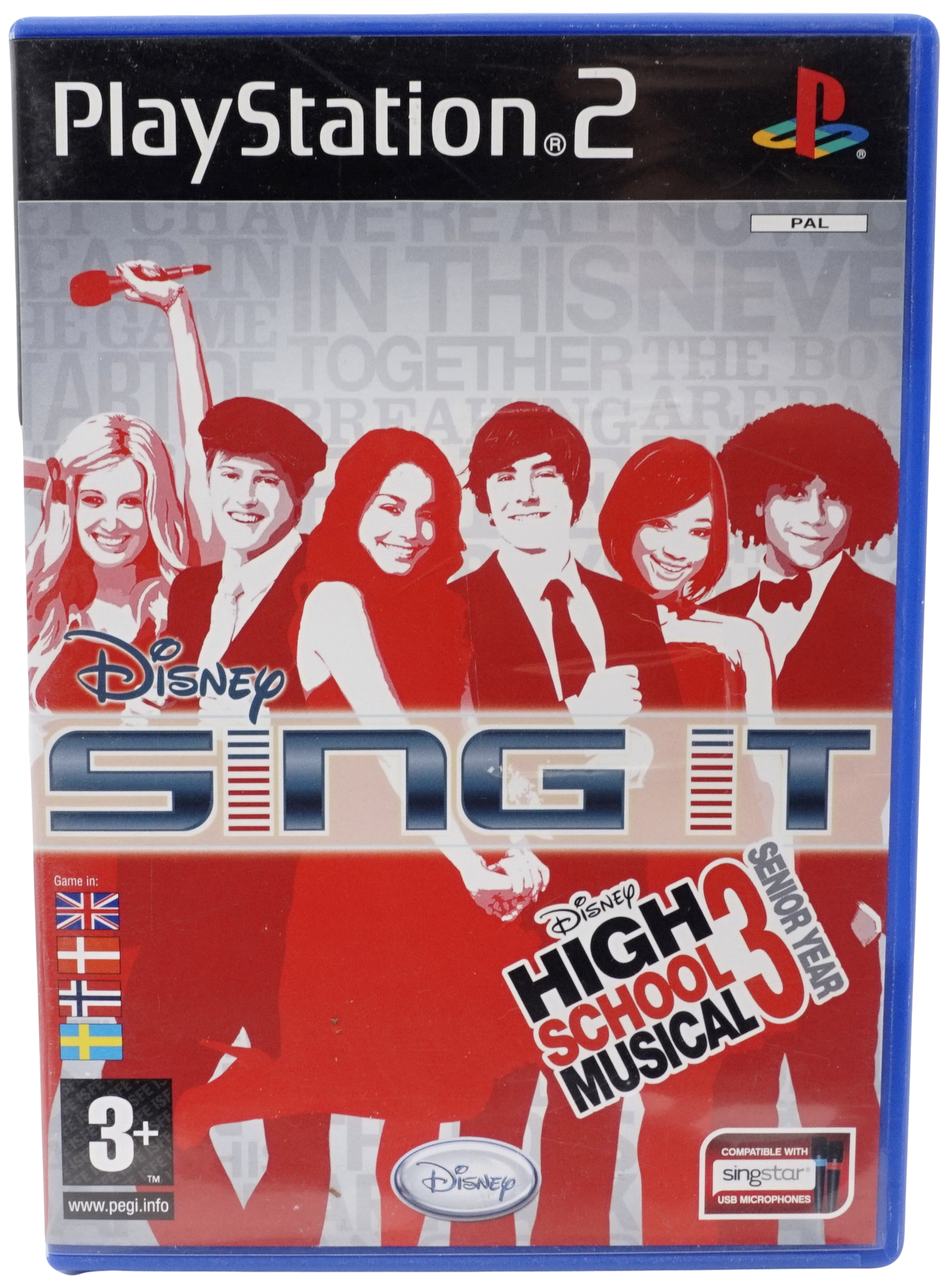Disney Sing It High School Musical 3 Senior Year (Uden Manual) (PS2)