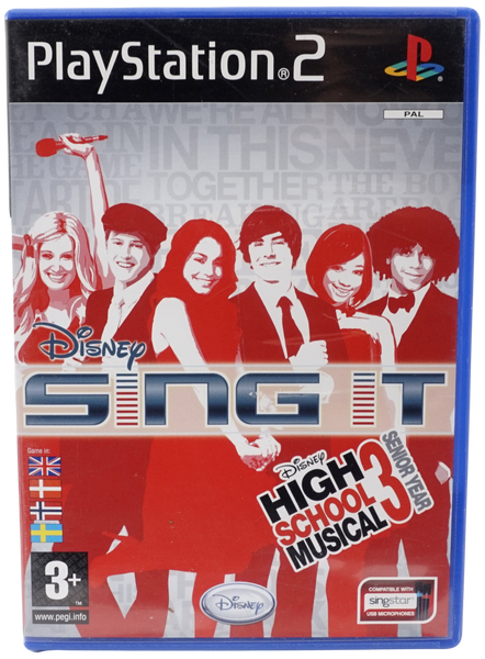 Disney Sing It High School Musical 3 Senior Year (Uden Manual) (PS2)