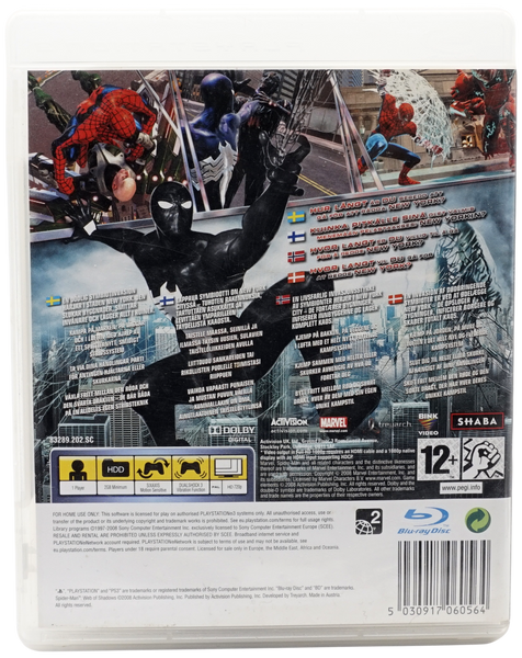Spider-Man : Web of Shadows (PS3)