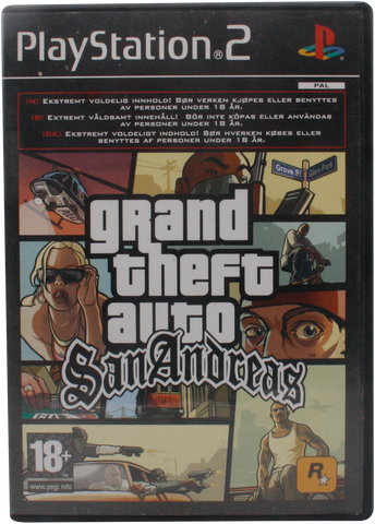 Grand Theft Auto : San Andreas (Uden Manual) (PS2)