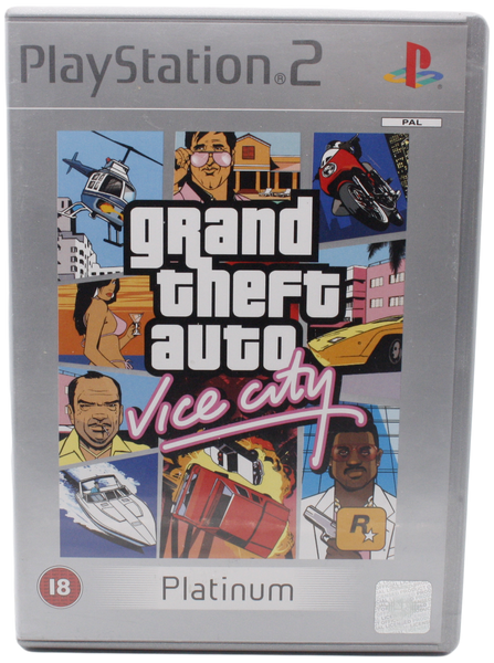 Grand Theft Auto : Vice City (Uden Manual) (Platinum) (PS2)