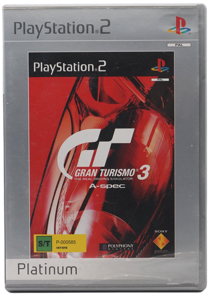 Gran Turismo 3: A-spec (Platinum) (PS2)