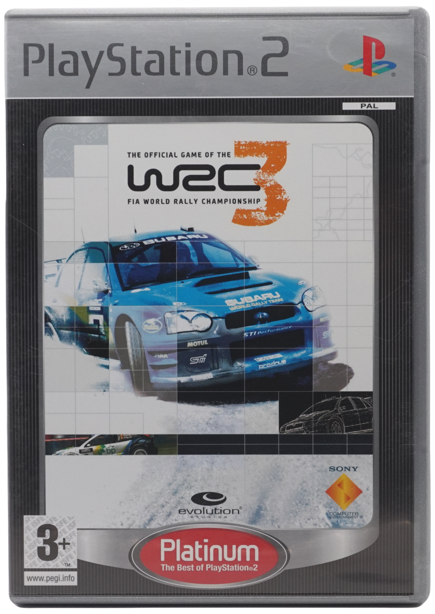 WRC 3 : The Official Game of the FIA World Rally Championship (Platinum) (PS2)