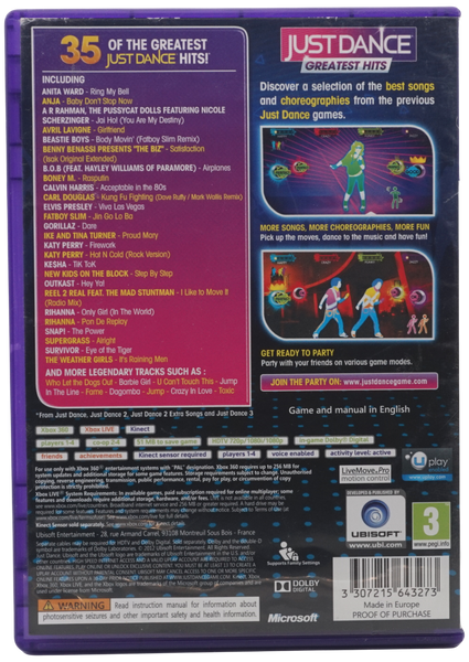 Just Dance : Greatest Hits (Xbox 360)