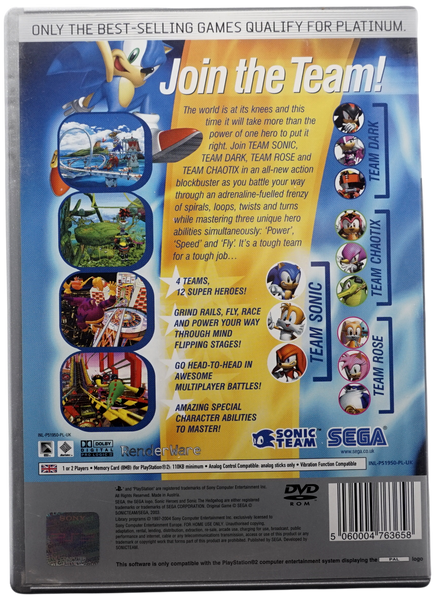 Sonic Heroes (Platinum) (PS2)