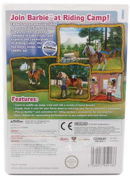 Barbie Horse Adventures : Riding Camp (Wii)