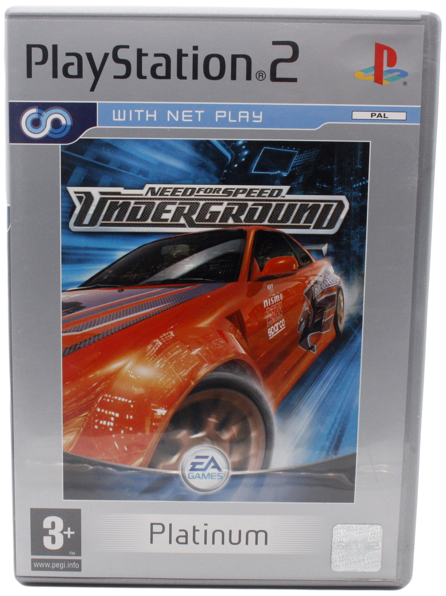 Need for Speed : Underground (Platinum) (PS2)